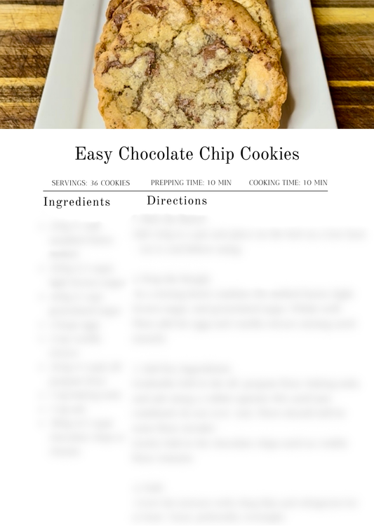 Chocolate Chip Cookies