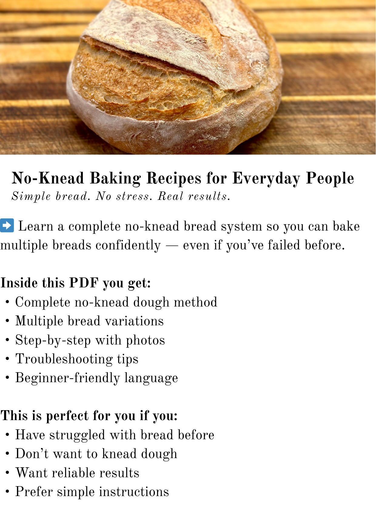 No-Knead Bread That Actually Works