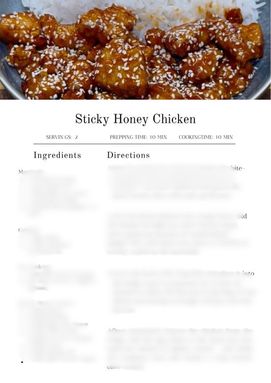 Sticky Honey Chicken